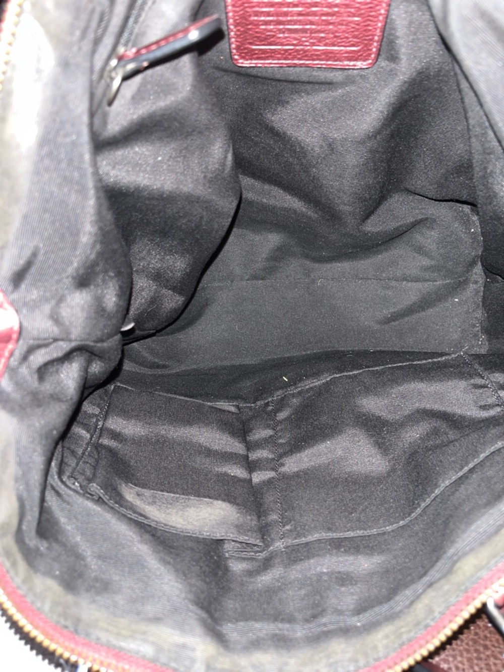 Coach Metallic Rose Pebbled Leather Tote - Picture 3 of 4